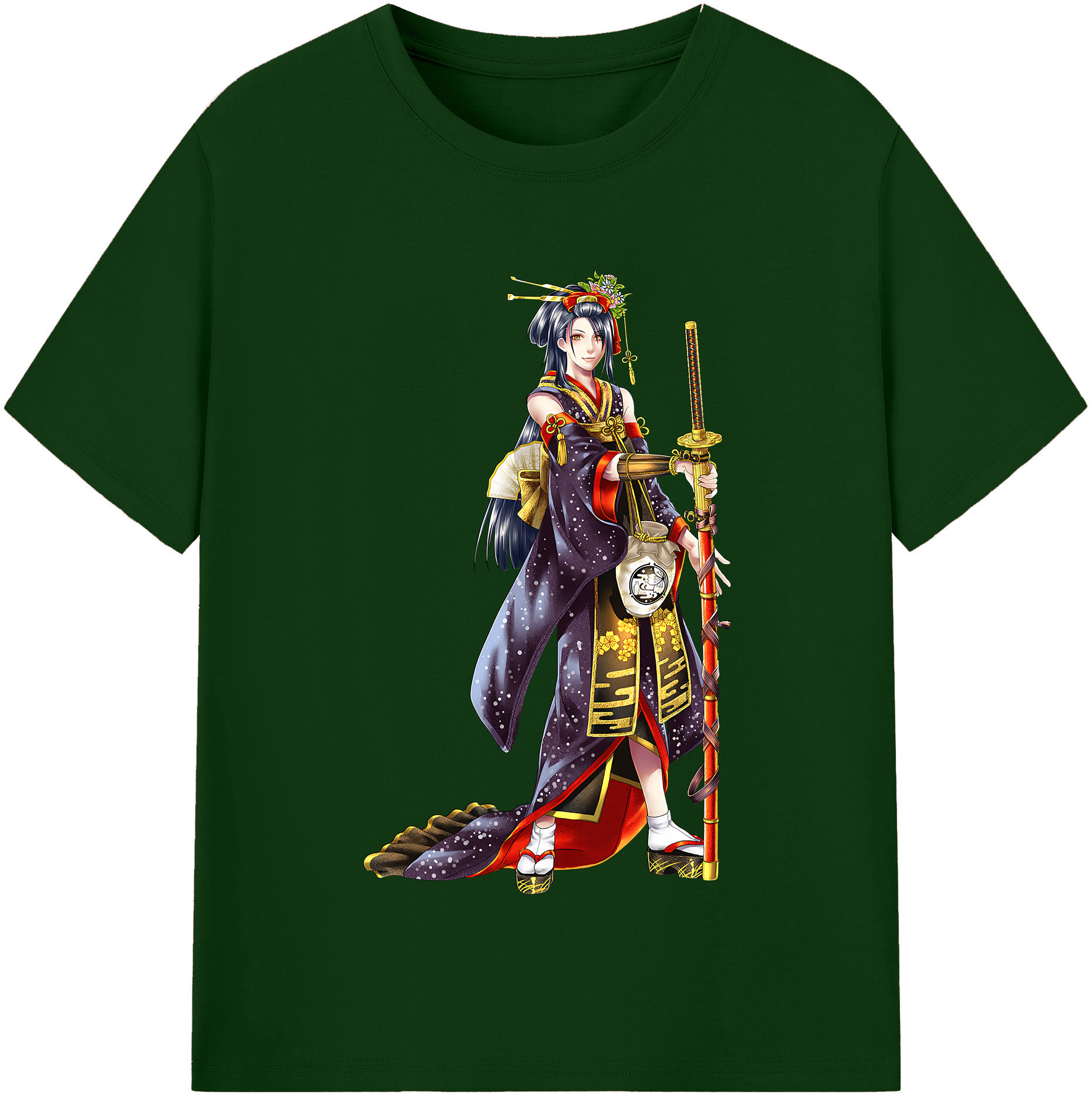 （画像用） 刀剣乱舞 Touken Ranbu 綿100％半袖Tシャツ（フロントプリント）